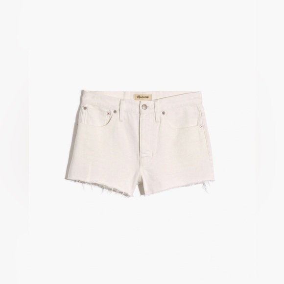 Madewell Relaxed Denim Shorts in Tile White Womens size 23 - Picture 4 of 11